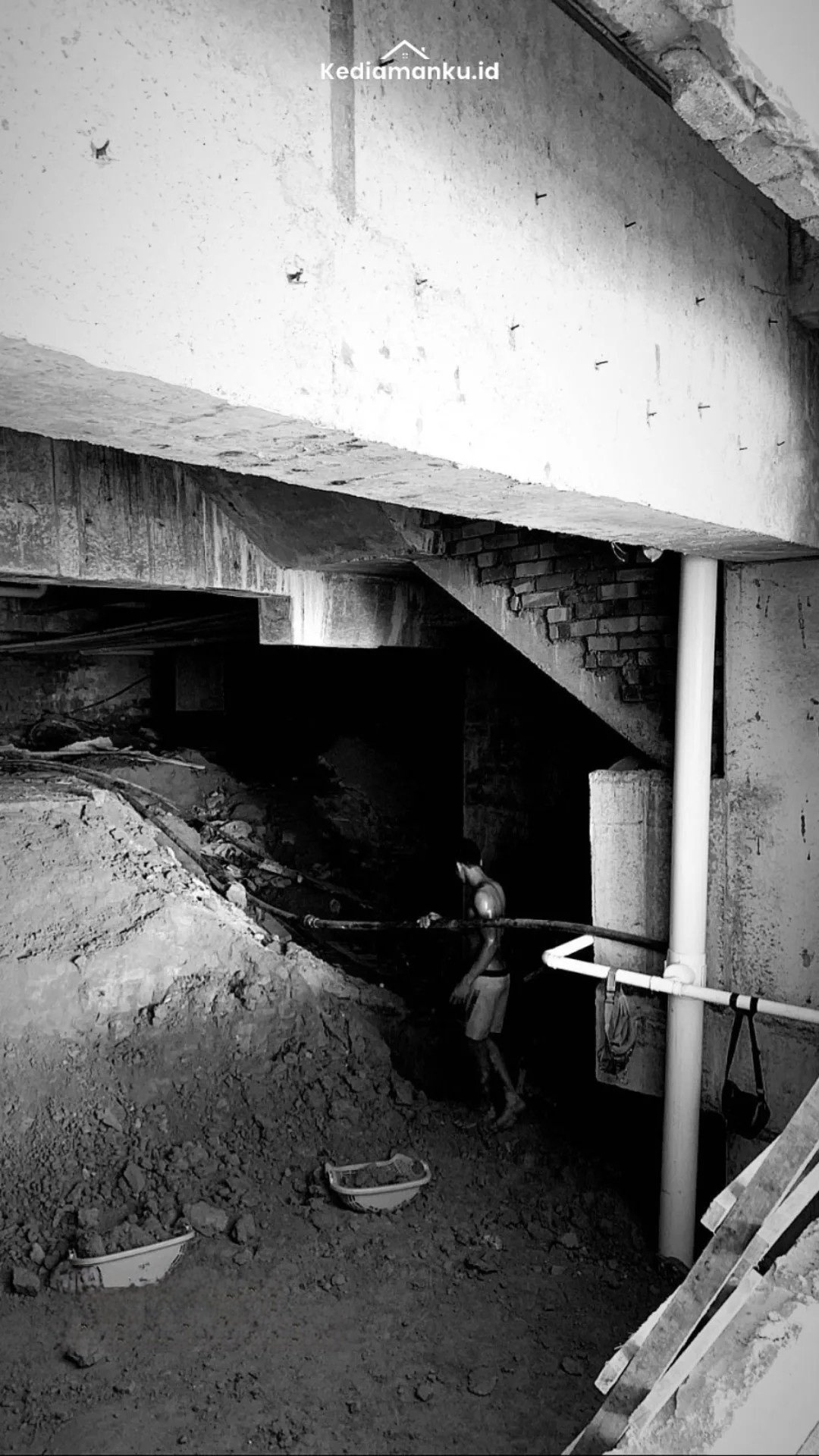 Persiapan area dan jalur plumbing
