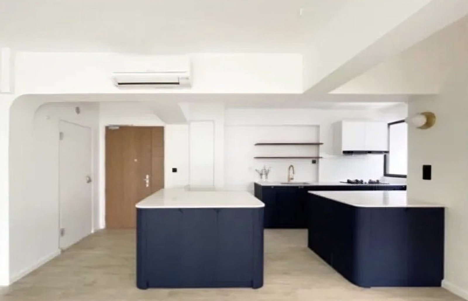 After — Dapur & area masuk Kemang Village